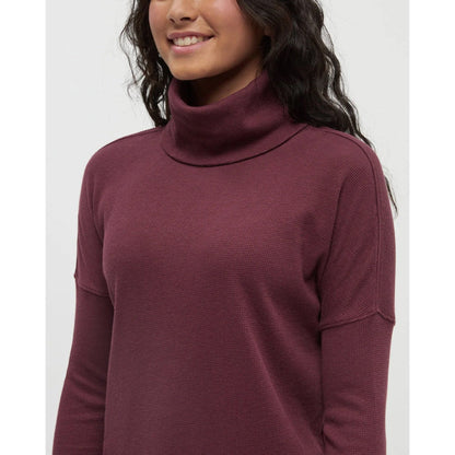 TENTREE - HIGHWOOD TURTLENECK SWEATER | Deep Burgundy
