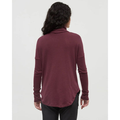 TENTREE - HIGHWOOD TURTLENECK SWEATER | Deep Burgundy