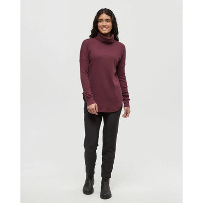 TENTREE - HIGHWOOD TURTLENECK SWEATER | Deep Burgundy