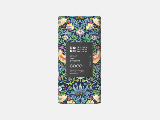 COCO Chocolatier Sea Salt Dark Chocolate William Morris Limited Edition