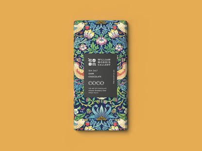 COCO Chocolatier Sea Salt Dark Chocolate William Morris Limited Edition
