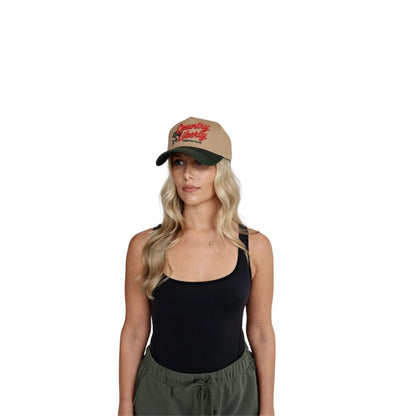 COUNTRY LIBERTY - FISHING CLUB HAT | Green/Tan