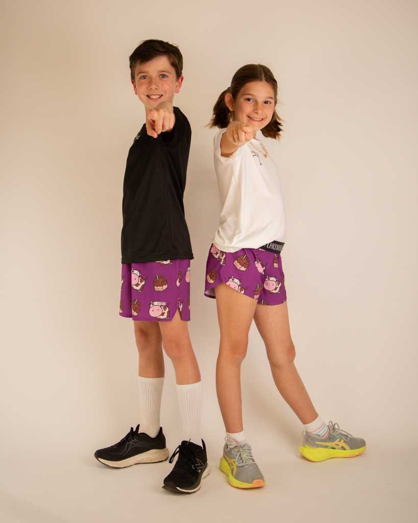 Girls' Choccy Cows Running Shorts