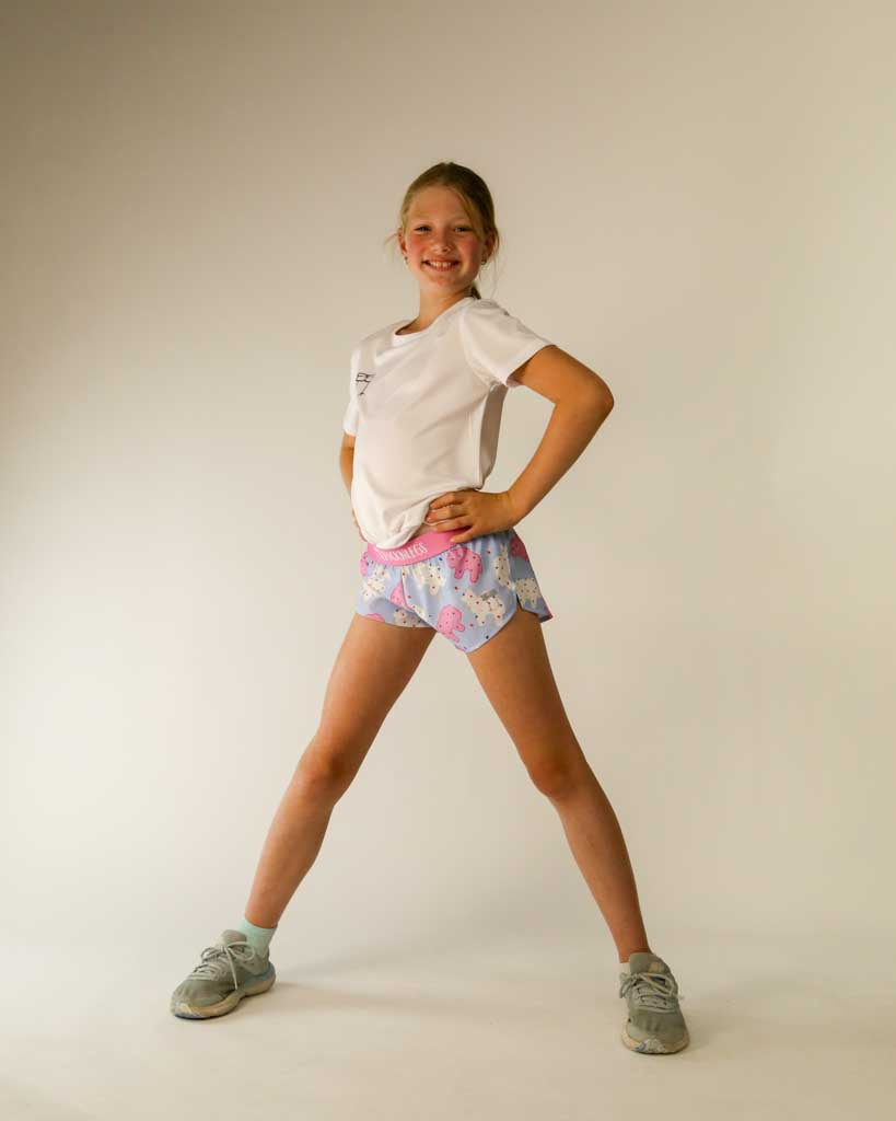 Girls' Animal Cookies Running Shorts