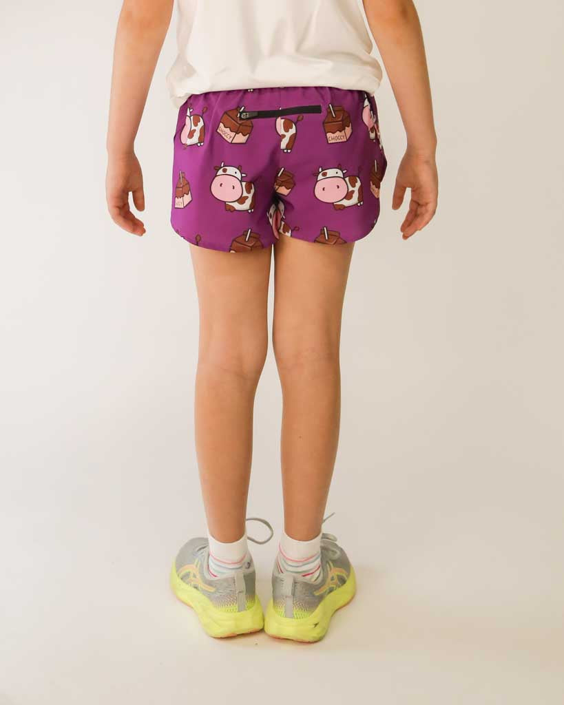 Girls' Choccy Cows Running Shorts