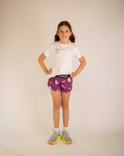 Girls' Choccy Cows Running Shorts