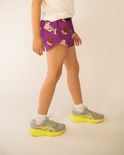 Girls' Choccy Cows Running Shorts