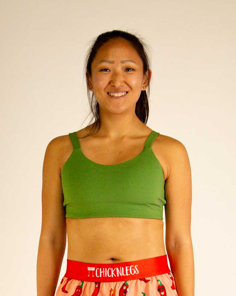 FLY Y-Back Sports Bra – Olive