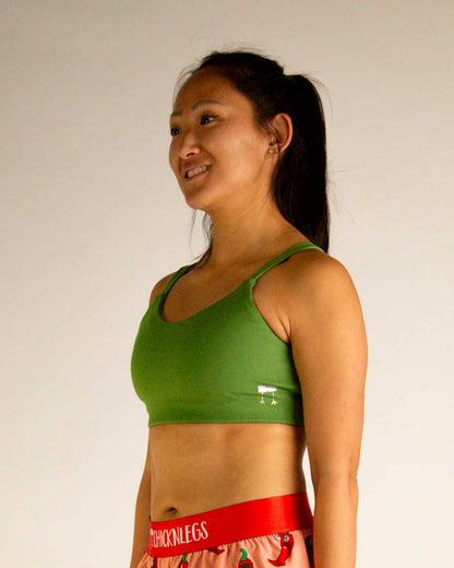 FLY Y-Back Sports Bra – Olive