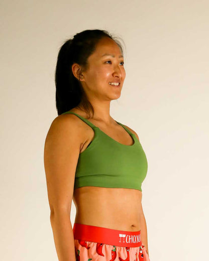 FLY Y-Back Sports Bra – Olive