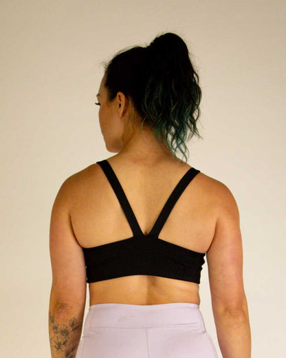 FLY Y-Back Sports Bra – Onyx