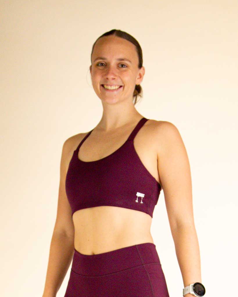 FLY Y-Back Sports Bra – Plum