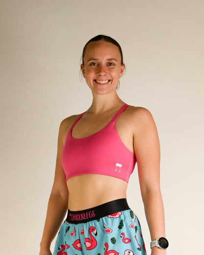 FLY Y-Back Sports Bra – Raspberry
