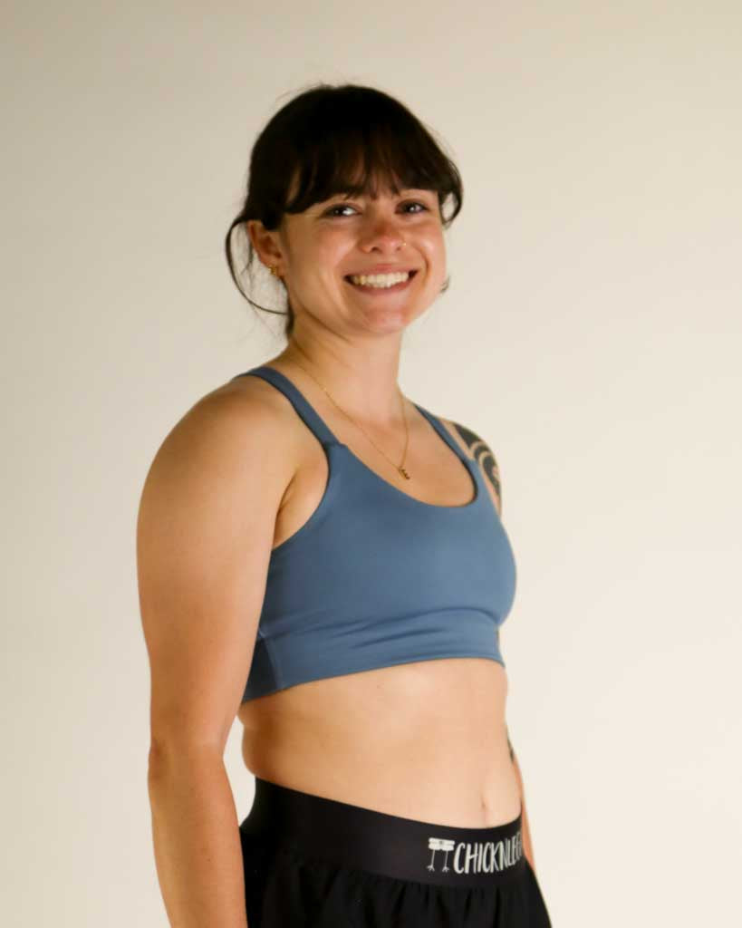 FLY Y-Back Sports Bra – Slate Blue