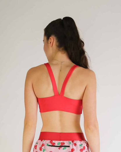 FLY Y-Back Sports Bra – Cherry