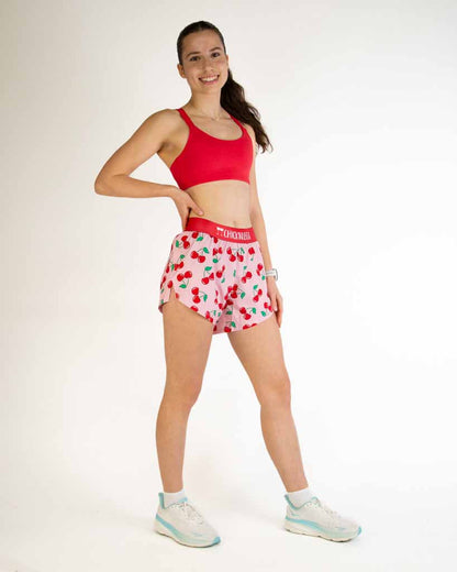 FLY Y-Back Sports Bra – Cherry