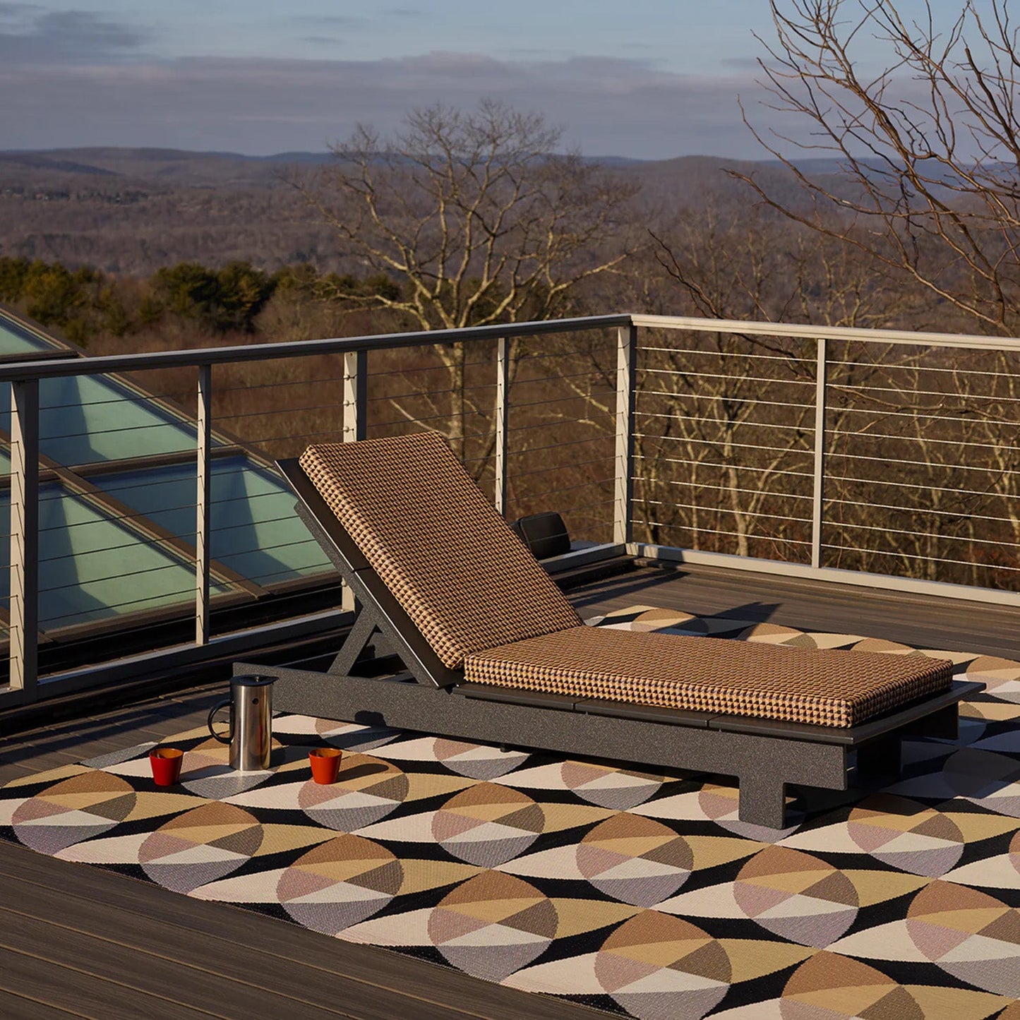 chilewich | woven floormat 183x269cm  (72x106") | canopy honey