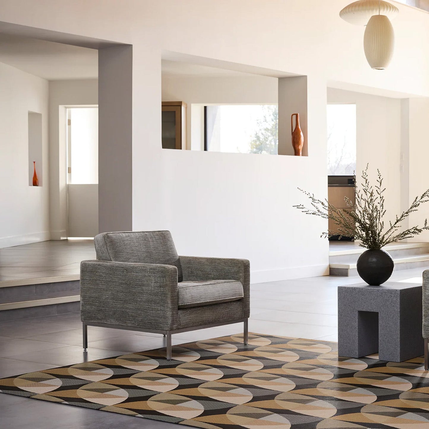 chilewich | woven floormat 183x269cm  (72x106") | canopy honey