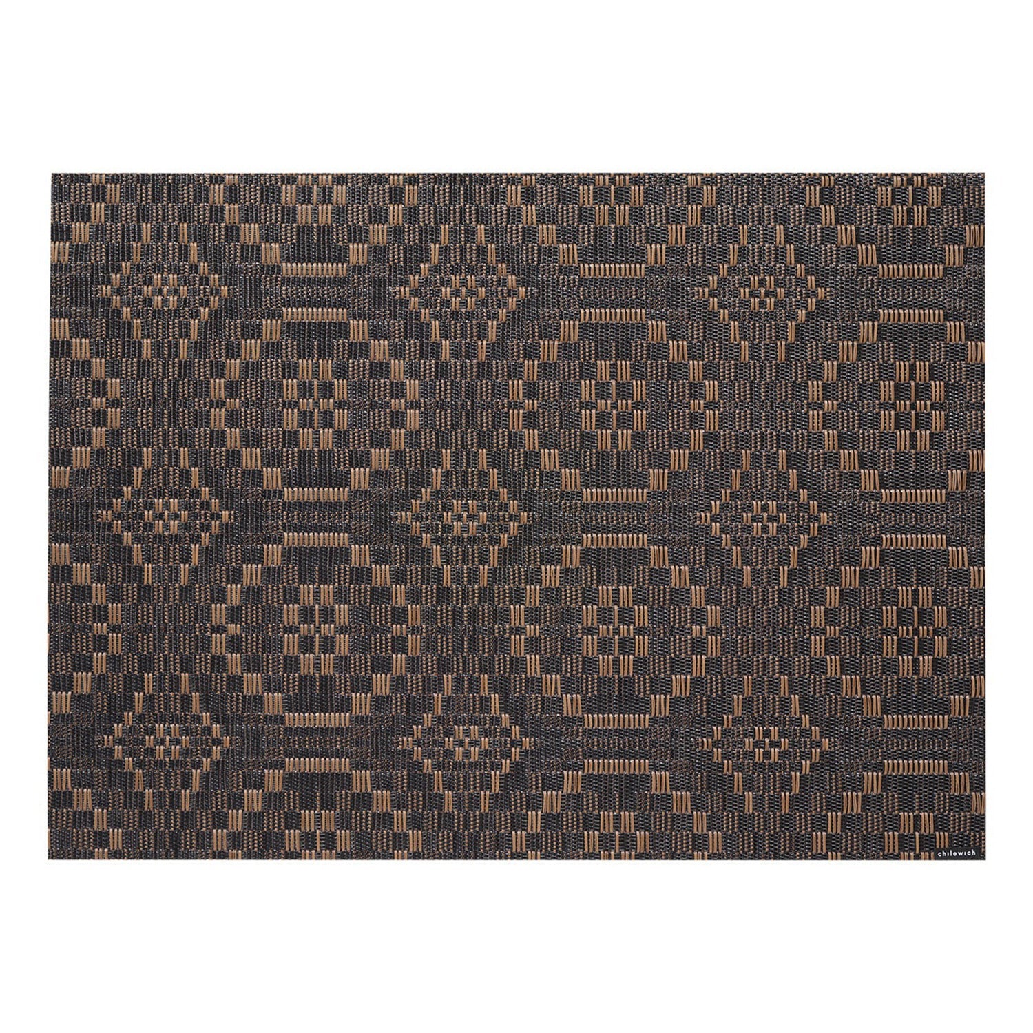chilewich | placemat rectangle | overshot tiger eye