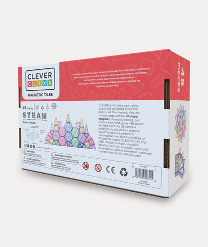 Cleverclixx Geo Pack Pastel 45 Pieces