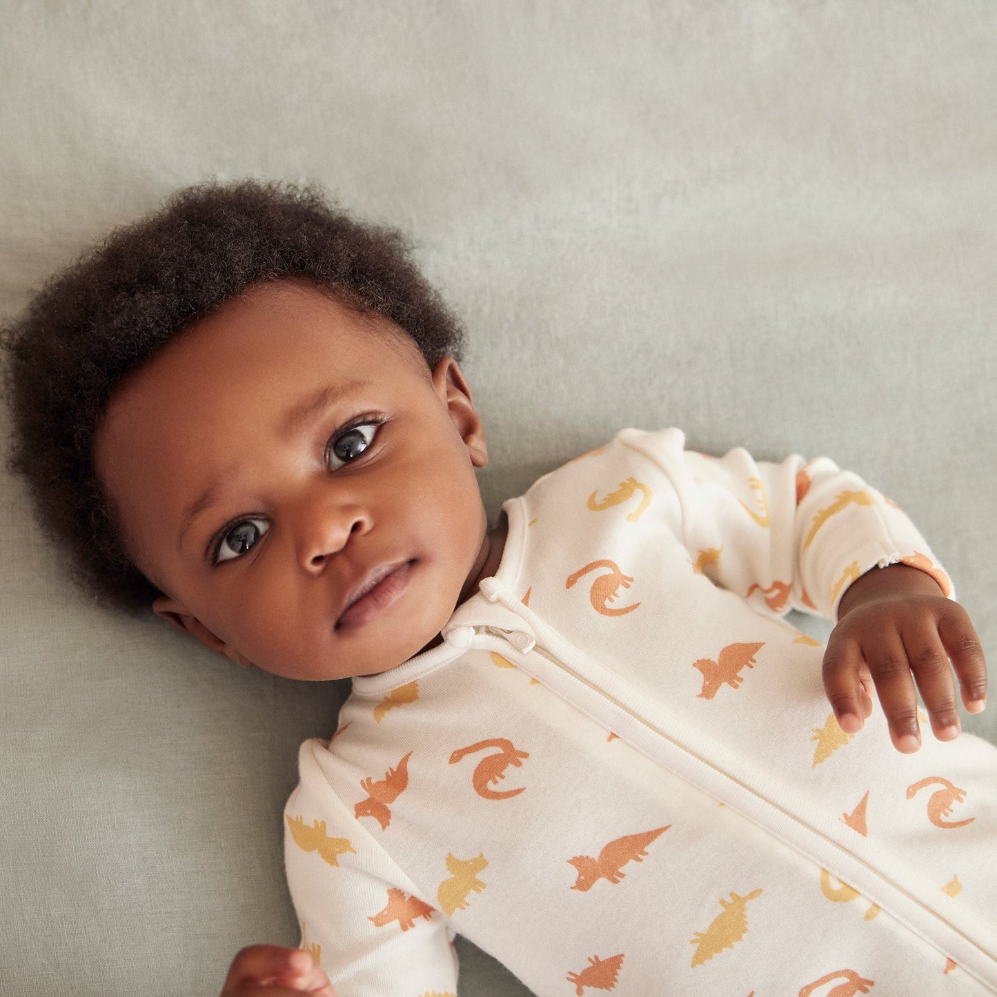 Dino Zip-Up Sleepsuit