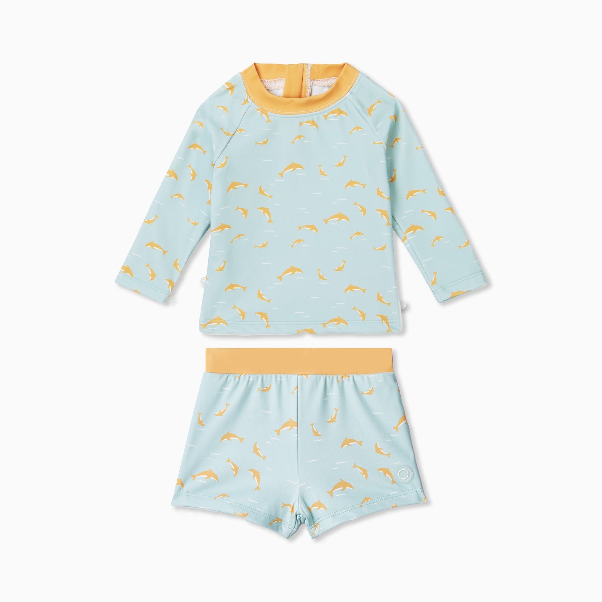 Dolphin Rash Vest & Shorts Set