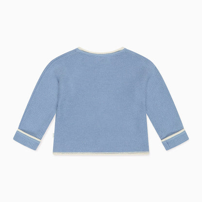 Garter Stitch Knitted Cardigan