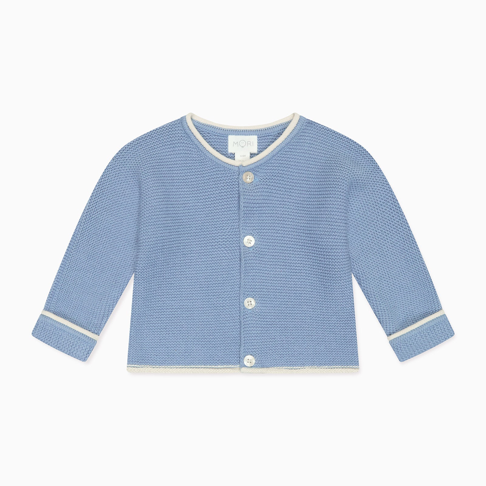 Garter Stitch Knitted Cardigan