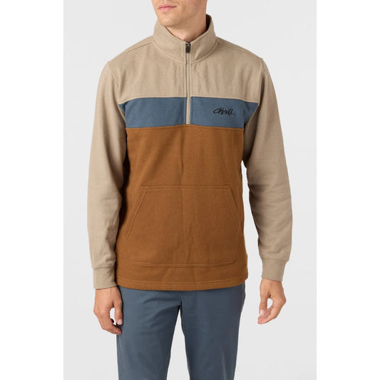 ONEILL - FIFTY TWO 1/4" ZIP PULLOVER | KHAKI