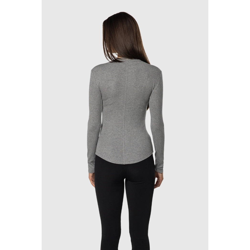 TEAMLTD - SNAP LONGSLEEVE | Grey