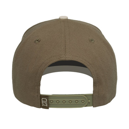 TEAMLTD - LOGO CURVED SNAPBACK | MOSS/CREAM