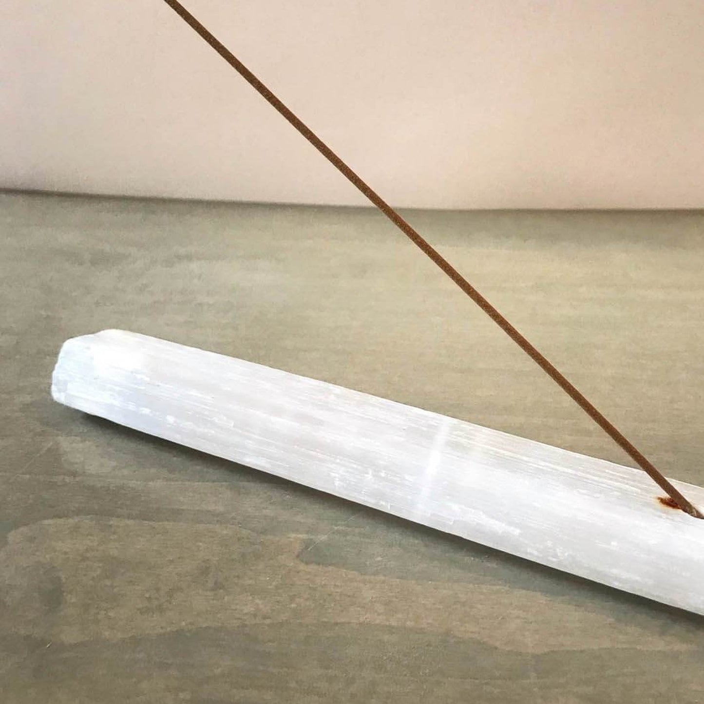 Selenite Incense Holder