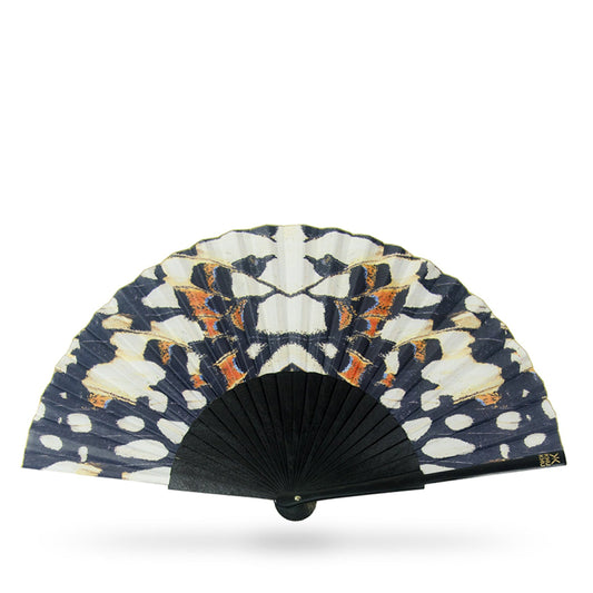 Social Butterfly Black Nymph Hand Fan