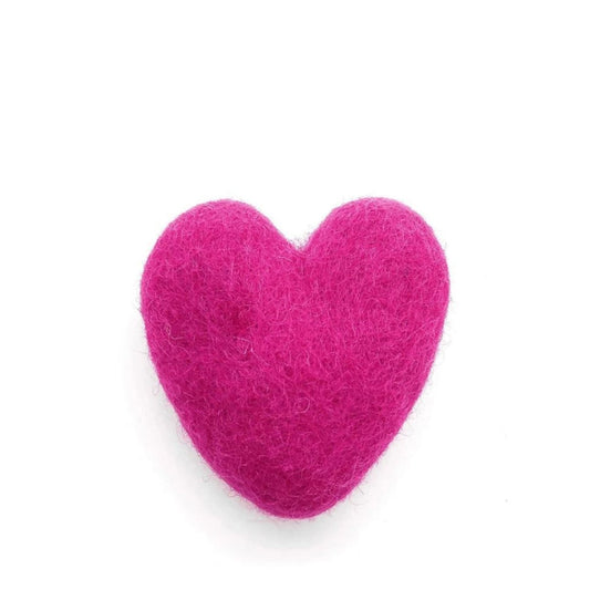heart felt cat toy