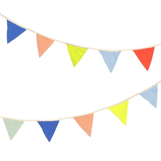 Multi Colored Knitted Flag Bunting