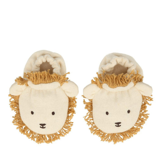 Lion Baby Booties