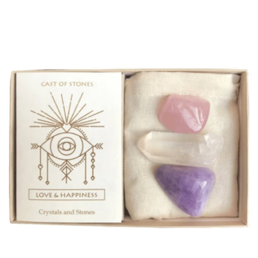 love & happiness stone set