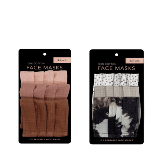 Cotton Face Mask 3peice Set