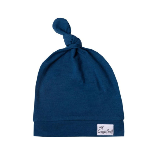 Navy Top Knot Adjustable Hat