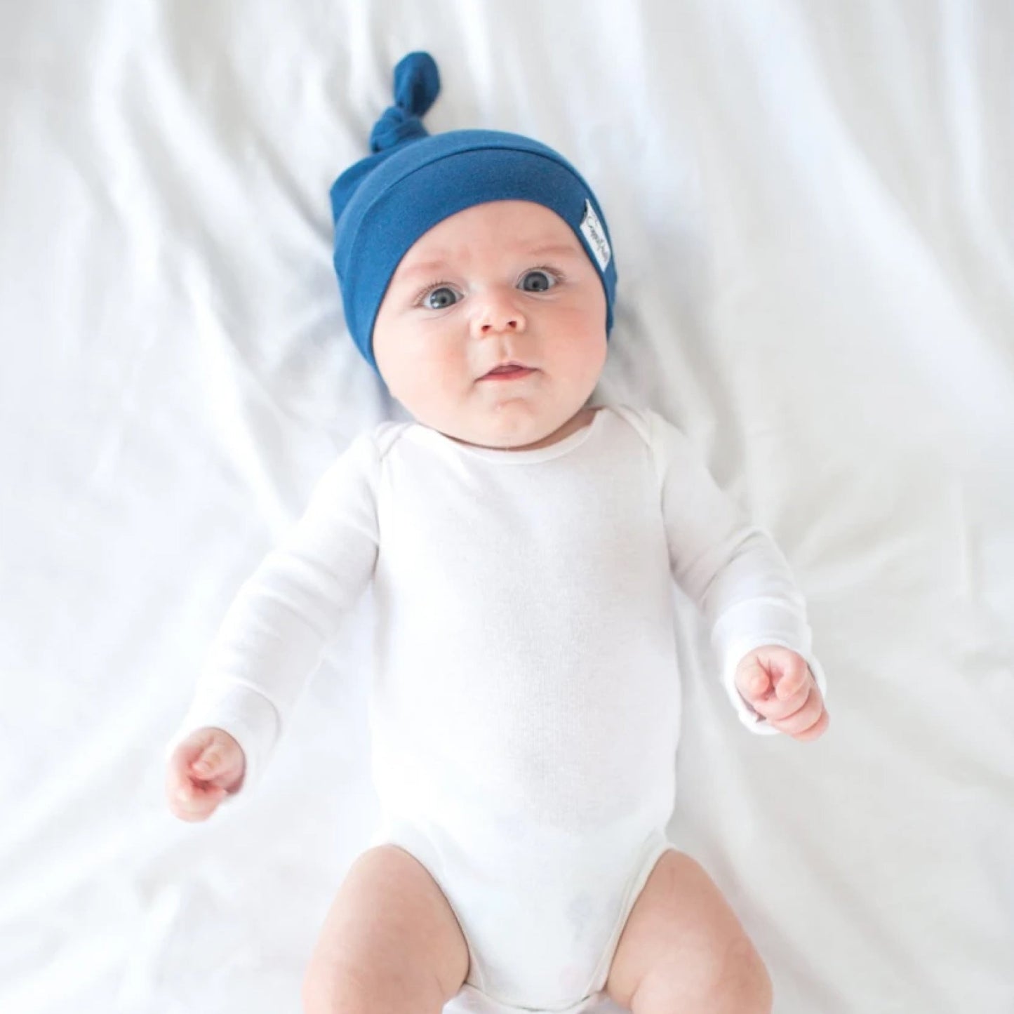 Navy Top Knot Adjustable Hat
