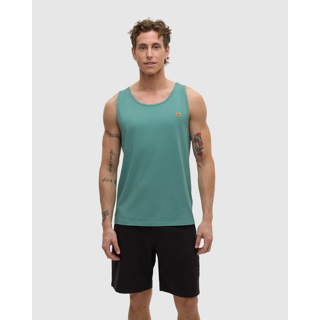 TENTREE - PENDER TANK | Turquoise Sky Heather