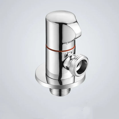 Black Stainless Steel Bathroom Filling Angle Valve G1/2 Threaded Standard Male Corner Bidet for Kitchen Cold Hot Tap Accessories