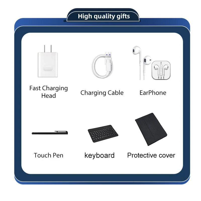 2025 14-Inch Smart Android 13.0 PC 6G+256GB MTK Processor-Seamless Learning Office & Entertainment Experience  Tablet PC