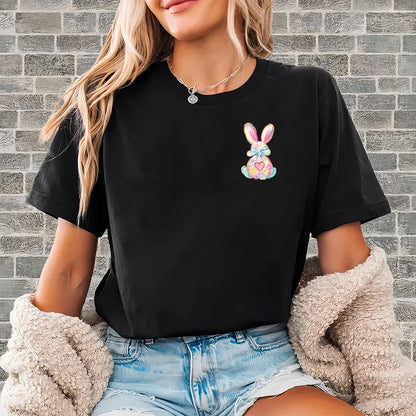 Cross-border New Easter Bunny Iron-On Transfer Clothing Logo Print Pattern Offset Printing Heat Transfer Sticker