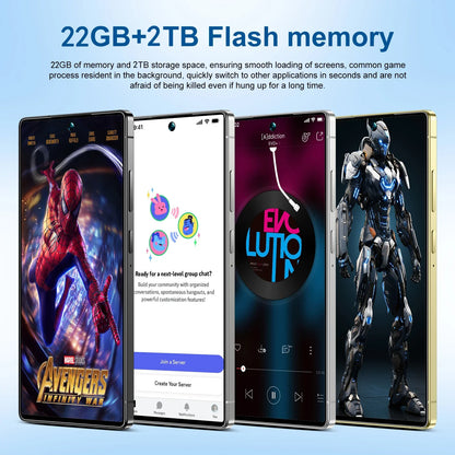 22GB+2TB Large Memory S25 ULTRA Unlocked Android Smartphone Hot Selling 7.3 Inch Dual Sim 5G S25 Ultra Mobile Phones