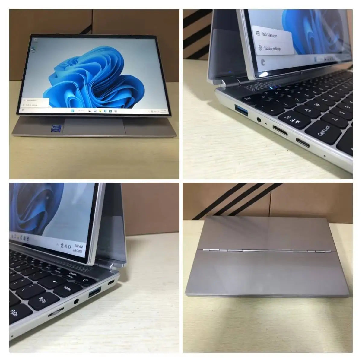 14 Inch YOGA Touch Screen Intel Celeron Business Tablet Portable Computer 1080P IPS FHD 16GB 32GB RAM 1TB ROM Laptop with Stylus