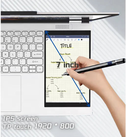 Brand New Laptops Computer 15.6inch Touch Double Screen DDR4 CPU N150 RAM 16GB SSD 256GB Cheap Laptop Notebook