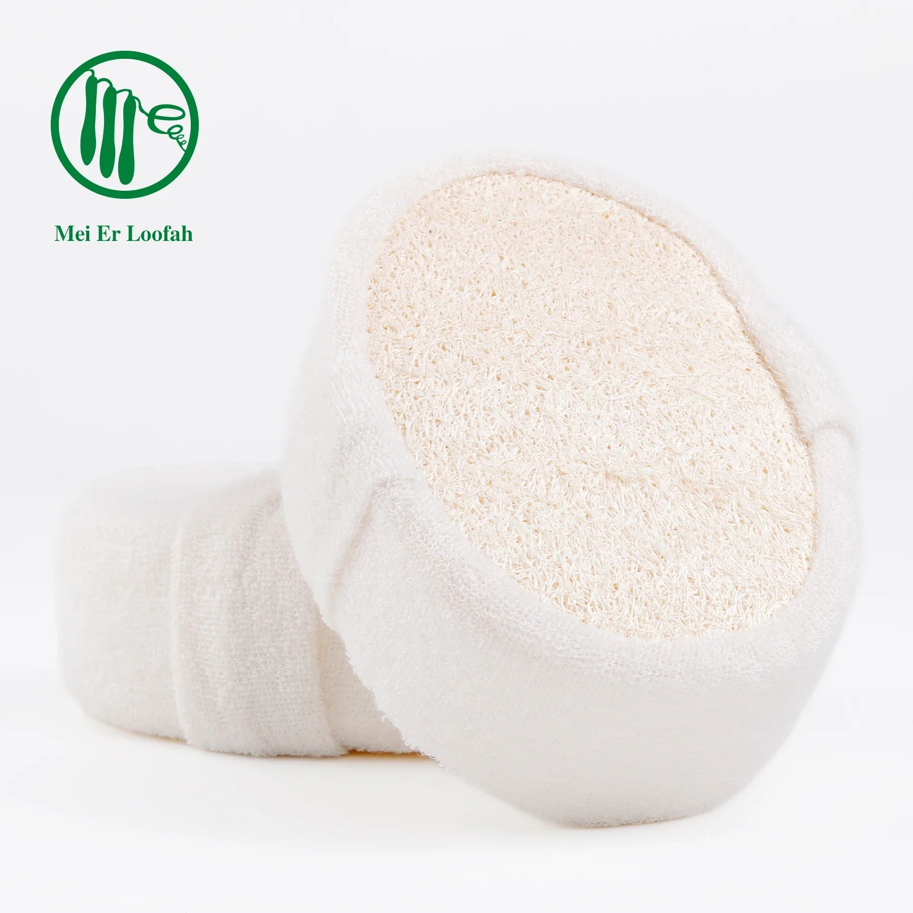 Durable Naturals Large Bath and Shower Exfoliating Loofah Sponge Oval Ball Shape Simple Style Plastic-Free Body Application