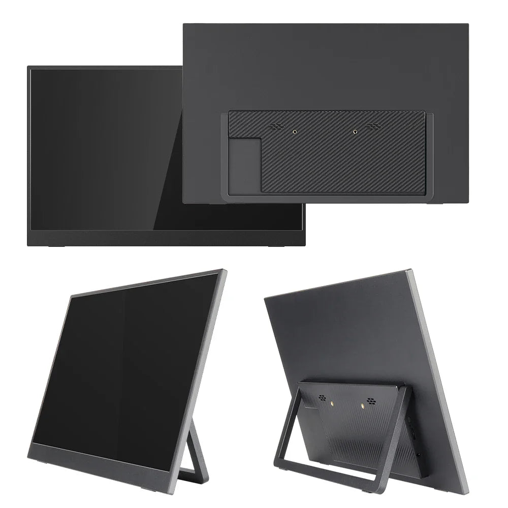 15.6 Inch FHD LCD Display Touch USB Dual Laptop Screen Extender with IPS Panel and Type C Interface Portable Monitor Stand