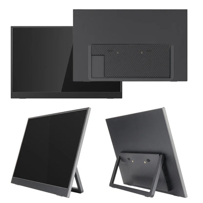 15.6 Inch FHD LCD Display Touch USB Dual Laptop Screen Extender with IPS Panel and Type C Interface Portable Monitor Stand